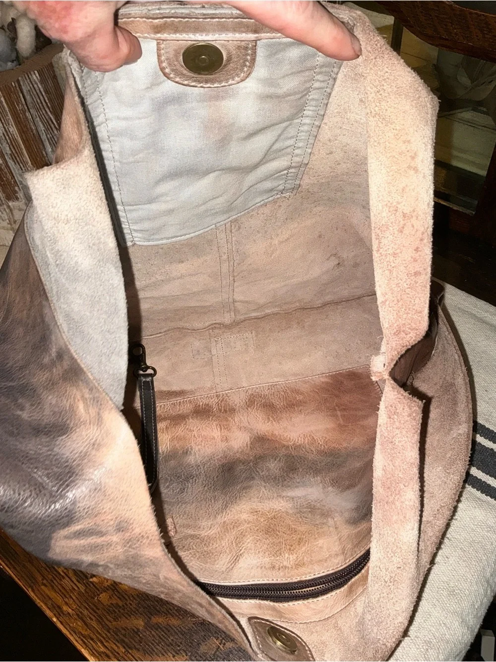 Bed Stu Leather Ariel Hobo Shoulder Bag Starry Night TD Tie Dyed Retail $249